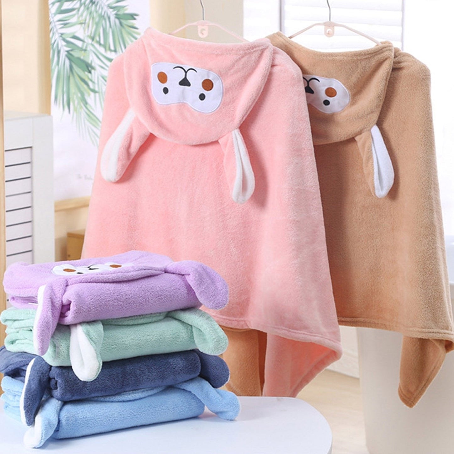 Cartoon Animal Baby Bath Towel